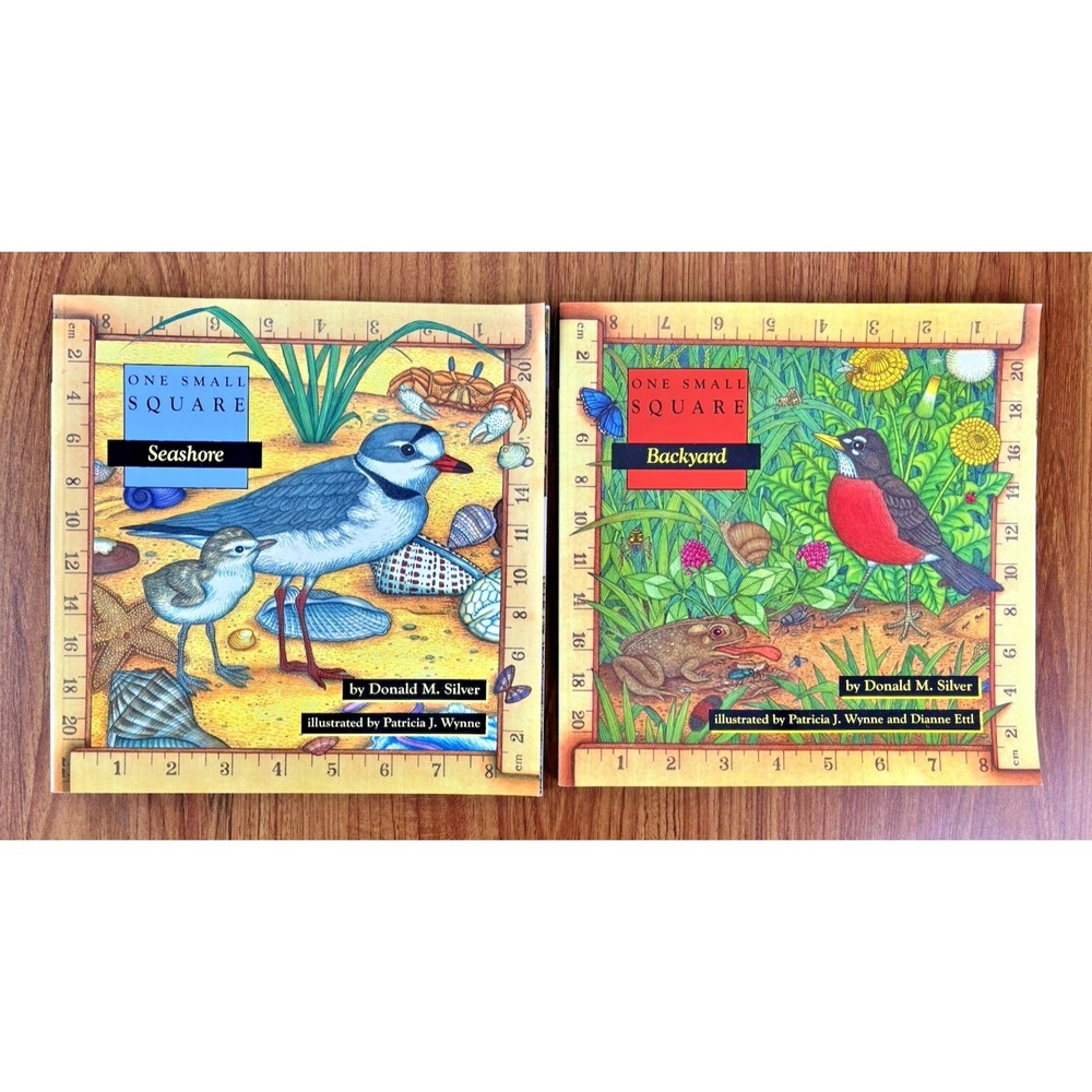 One Small Square by D M Silver book Lot of 2 EUC